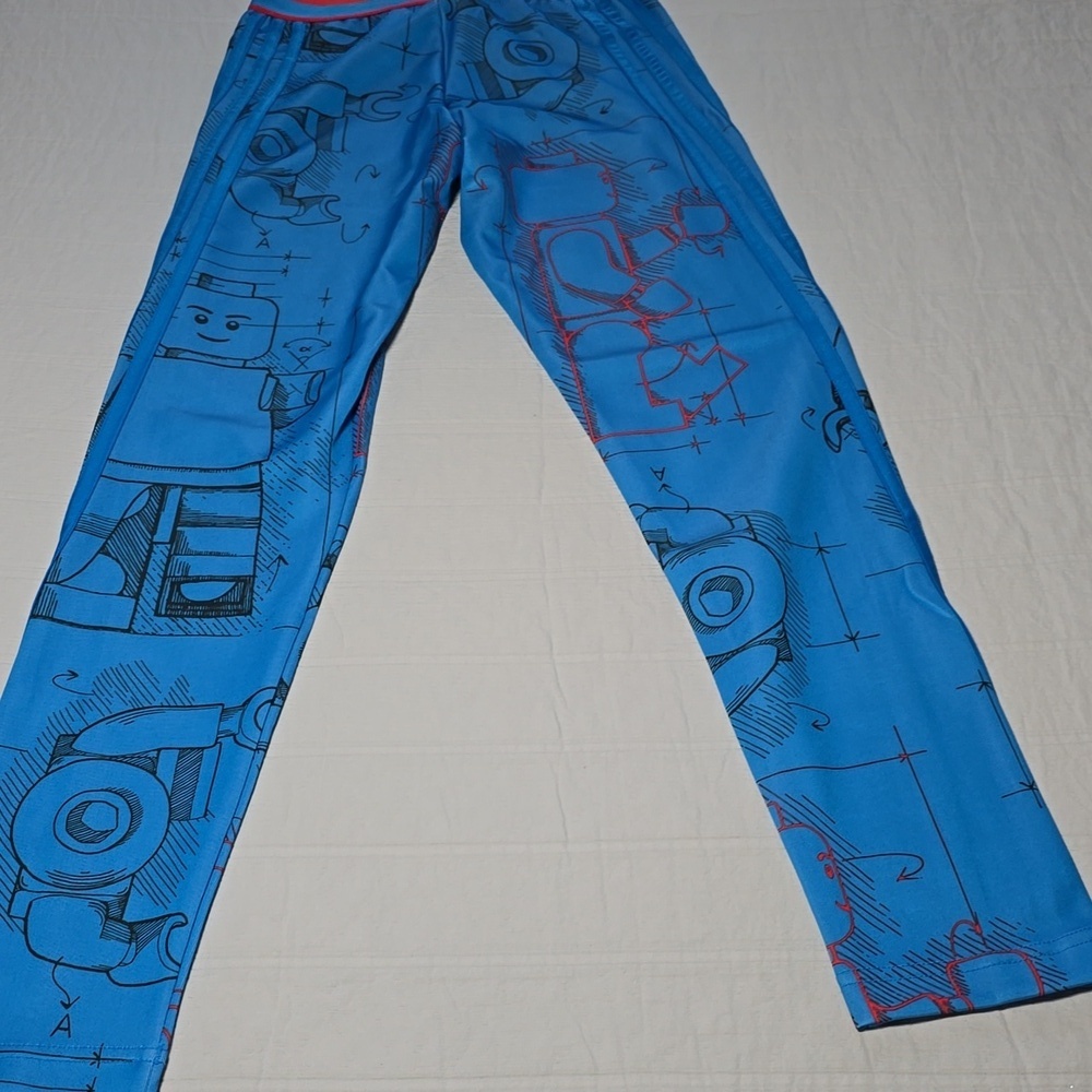NWT Adidas x Lego® Tech Pack Tights Kids', Blue, Size L - Picture 11 of 13
